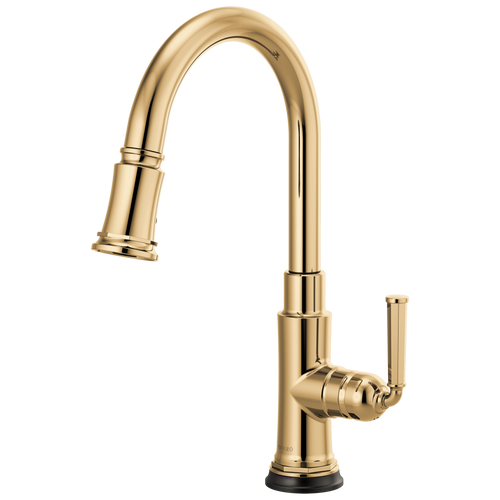 Brizo 64074LF-PG Rook SmartTouch Pull-Down Faucet: Polished Gold