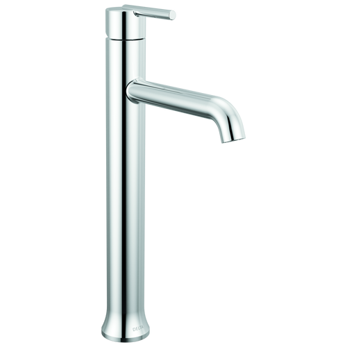 Delta Trinsic: Single Handle Vessel Bathroom Faucet Chrome