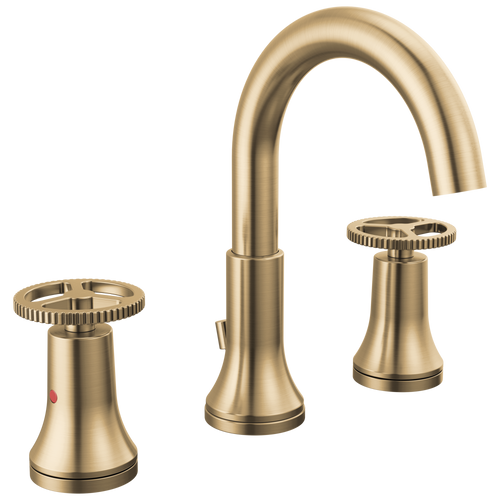 Delta Trinsic: Two Handle Widespread Bathroom Faucet Champagne Bronze