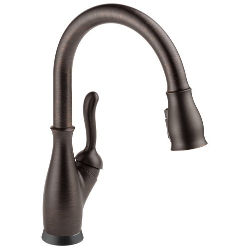 Delta Leland: Single Handle Pull-Down Kitchen Faucet with Touch2O and ShieldSpray Technologies Venetian Bronze
