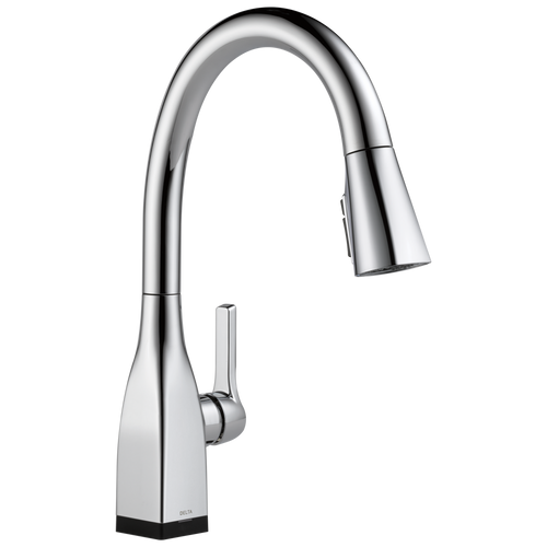 Delta Mateo: Single Handle Pull-Down Kitchen Faucet with Touch2O and ShieldSpray Technologies Chrome