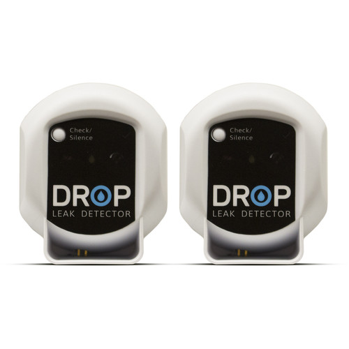 DROP Leak Detector System - 2 Pack Leak Detectors with Cable - D-LD2