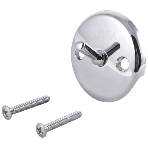 Delta Other RP31555 Overflow Plate & Screws - Trip Lever in Chrome Finish