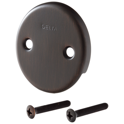 Delta Other RP31556RB Overflow Plate & Screws - No Trip Lever in Venetian Bronze Finish