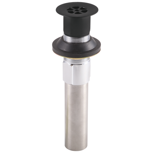 Delta RP47648BL Grid Strainer Bathroom No Overflow Matte Black