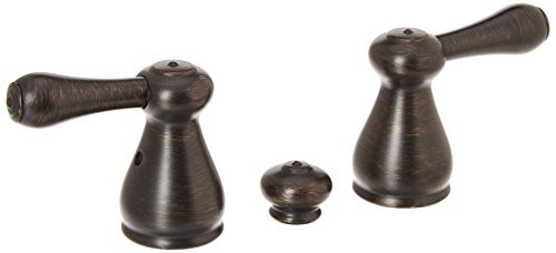 Delta Leland H278RB Metal Lever Handle Set - 2H Bathroom in Venetian Bronze Finish