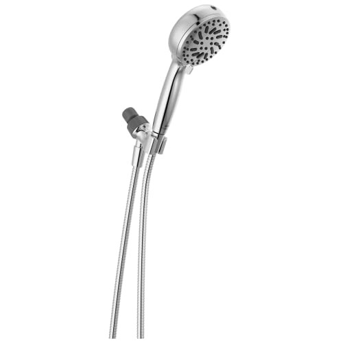 Delta Universal Showering Components 75740 6-Setting Hand Shower with Cleaning spray in Chrome Finish