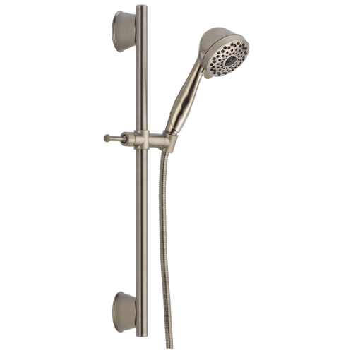 Delta Universal Showering Components 51589-SS 7-Setting Slide Bar Hand Shower in Stainless Finish