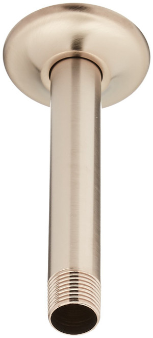 Delta Universal Showering Components RP61058CZ Shower Arm & Flange - Ceiling Mount in Champagne Bronze Finish