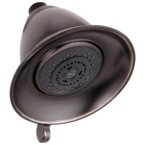 Delta Universal Showering Components RP34355RB Premium 3-Setting Shower Head in Venetian Bronze Finish