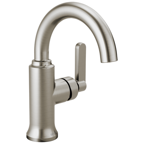 Delta Alux 15769LF-SP Single Handle Bathroom Faucet in Spotshield Brushed Nickel Finish