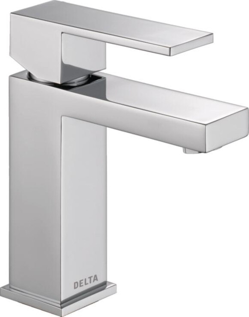 Delta Modern 567LF-HGM-PP Single Handle Project Pack Faucet- Low Flow in Chrome Finish