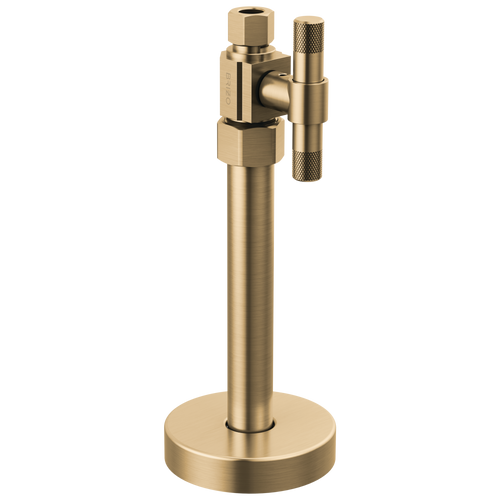 Brizo Litze BT021205-SL Straight Supply Stop Valve with Lever Handle in  Luxe Steel Finish