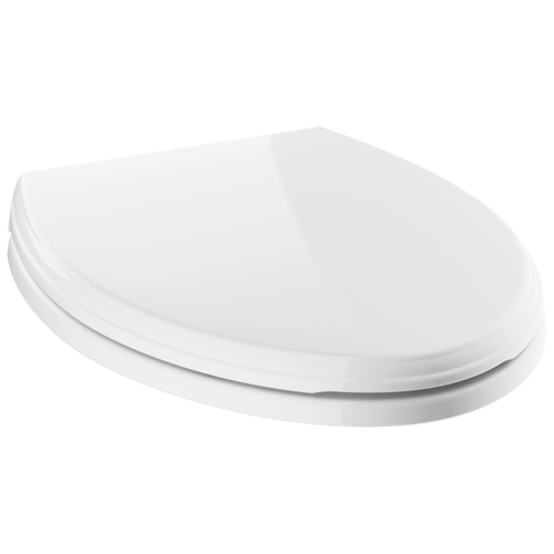Delta Wycliffe 811901-WH Elongated Slow-Close Toilet Seat in White Finish
