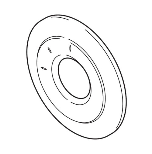 Delta RP51924 Escutcheon - 3-Setting Diverter in Chrome Finish