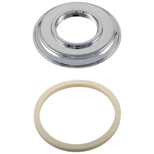 Delta RP23094 Handle Base w/ Gasket - Roman Tub in Chrome Finish