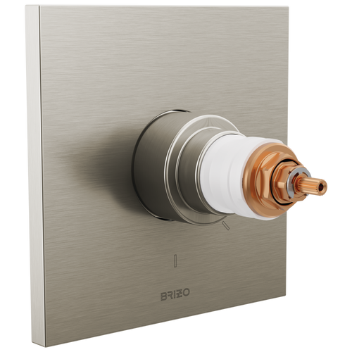 Brizo Frank Lloyd Wright T60022-NKLHP TempAssure Thermostatic Valve Only Trim - Less Handles in Luxe Nickel Finish