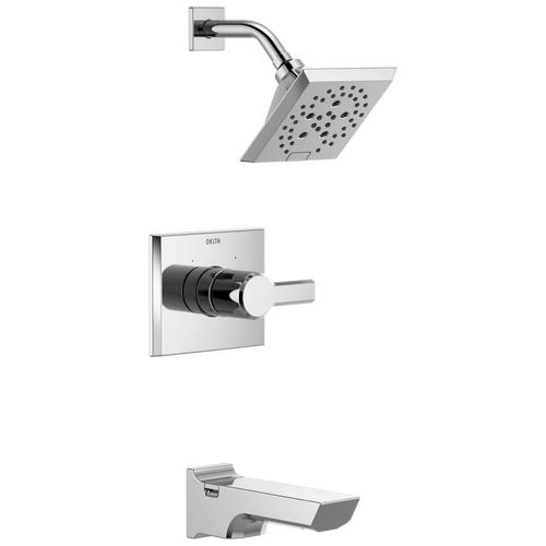 Delta Pivotal T14499-PR Monitor 14 Series HOkinetic Tub and Shower Trim in Lumicoat Chrome Finish
