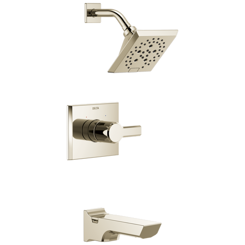 Delta Pivotal T14499-PN-PR Monitor 14 Series HOkinetic Tub and Shower Trim in Lumicoat Polished Nickel Finish