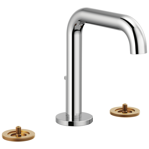 Brizo Litze 65332LF-PCLHP-ECO Widespread Lavatory Faucet with High Spout - Less Handles 1.2 GPM in Chrome Finish