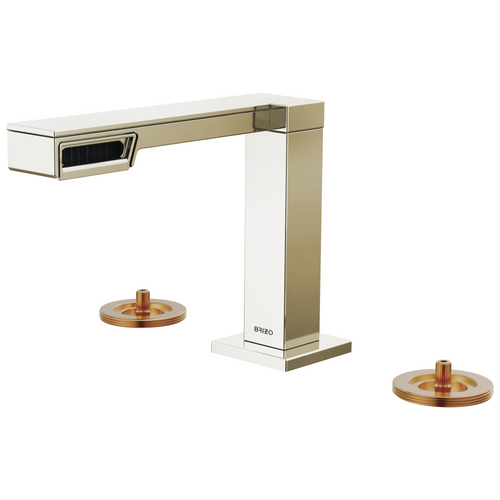 Brizo Frank Lloyd Wright 65322LF-PNLHP Widespread Lavatory Faucet - Less Handles in Polished Nickel Finish