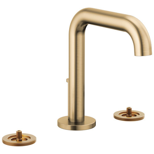 Brizo Litze 65332LF-GLLHP-ECO Widespread Lavatory Faucet with High Spout - Less Handles 1.2 GPM in Luxe Gold Finish