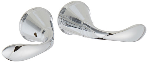 Delta Zella RP71501 Metal Lever Handle Set in Chrome Finish