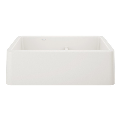 Blanco 402324: Ikon Collection 33" Apron Double Bowl Farmhouse Sink with Low Divide - White