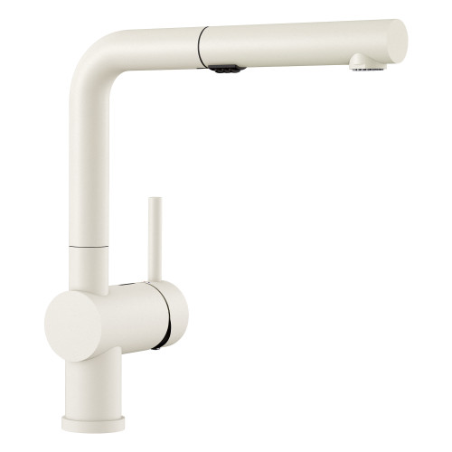 Blanco 526373: Linus Collection Pull-Out 8.69" Kitchen Faucet 1.5 GPM - White