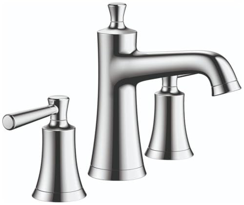 hansgrohe 04774000 Joleena Widespread Faucet 100 with Pop-Up Drain, 1.2 GPM in Chrome
