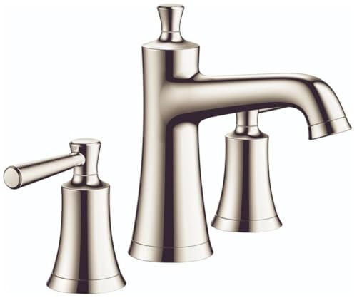 hansgrohe 04774830 Joleena Widespread Faucet 100 with Pop-Up Drain, 1.2 GPM in Polished Nickel