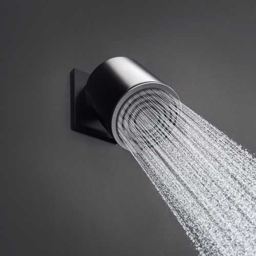 Hansgrohe 24131671 Pulsify S Shower Head 105 1-Jet, 2.5 GPM in Matte Black