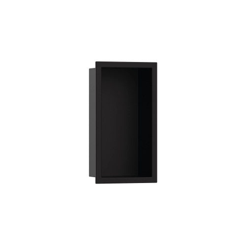 hansgrohe 56057670 XtraStoris Original Wall Niche with Integrated Frame 12"x 6"x 4" in Matte Black