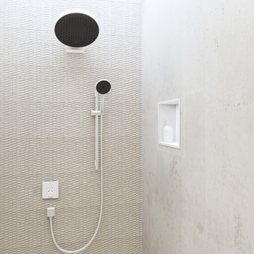 hansgrohe 56061700 XtraStoris Original Wall Niche with Integrated Frame 12"x 12"x 4"  in Matte White