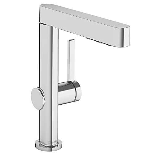 hansgrohe 76063001 Finoris Single-Hole Faucet 230 with 2-Spray Pull-Out, 1.2 GPM in Chrome