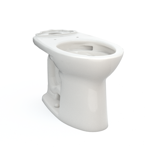 TOTO Drake Elongated Tornado Flush Toilet Bowl With Cefiontect, Colonial White