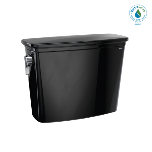 TOTO Drake Transitional 1.28 Gpf Toilet Tank With Washlet+ Auto Flush Compatibility, Ebony
