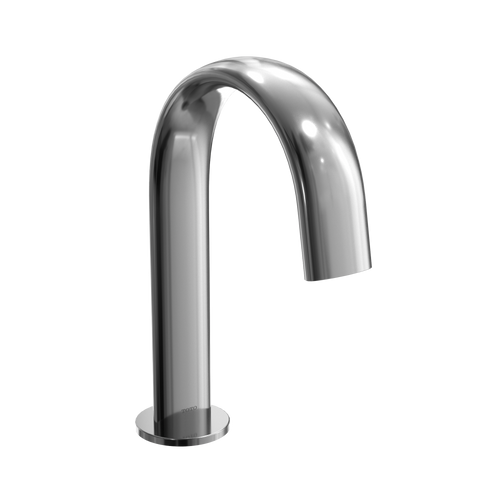 TOTO Gooseneck Ecopower Or Ac 0.5 Gpm Touchless Bathroom Faucet Spout, 20 Second Continuous Flow, Polished Chrome