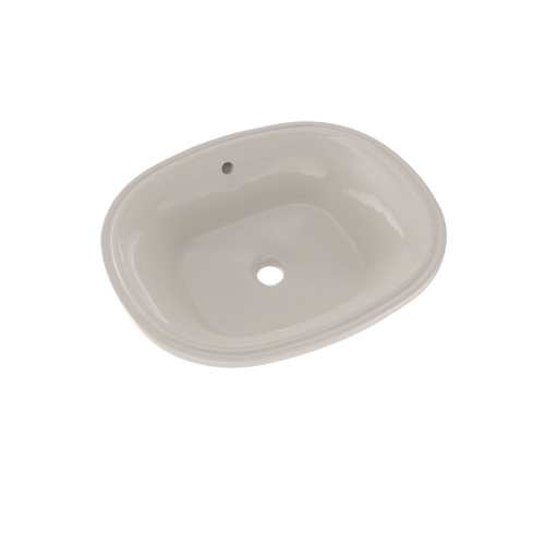 TOTO Maris 17-5/8" X 14-9/16" Oval Undermount Bathroom Sink With Cefiontect, Sedona Beige