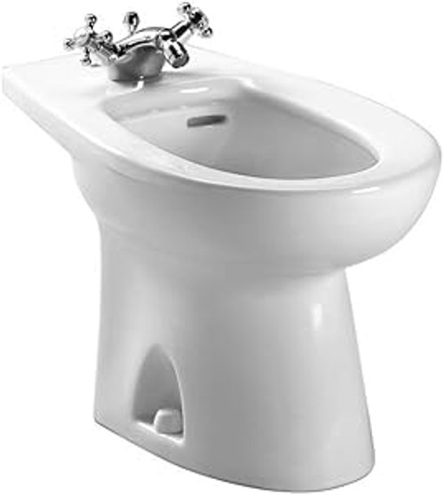 Toto Piedmont Single Hole Deck Mounted Faucet Bidet, Cotton White Toto Piedmont Single Hole Deck Mounted Faucet Bidet, Cotton White