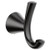 Moen Glyde Matte Black Double Robe Hook
