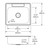 Elkay Dayton Stainless Steel 25" x 22" x 8-3/16", 4-Hole Single Bowl Drop-in Sink