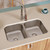 Elkay Dayton Stainless Steel 31-3/4" x 18-1/4" x 8", Equal Double Bowl Undermount Sink - DCFU3118