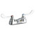 Elkay 4" Centerset with Exposed Deck Faucet Integral Spout 4" Wristblade Handles