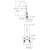 Elkay 4" Centerset with Exposed Deck Faucet with 5" Gooseneck Spout 2" Lever Handles Chrome