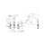 Elkay 8" Centerset with Concealed Deck Faucet with 10" Arc Tube Spout 4" Wristblade Handles Chrome