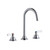 Elkay 8" Centerset with Concealed Deck Laminar Flow Faucet with 5" Gooseneck Spout 2" Lever Handles Chrome