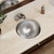 Elkay Asana Stainless Steel 14-3/8" x 14-3/8" x 6", Single Bowl Undermount Bathroom Sink with Overflow