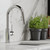 Elkay Avado Single Hole Bar Faucet with Pull-down Spray and Lever Handle Chrome