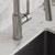 Elkay Avado Single Hole Bar Faucet with Pull-down Spray and Lever Handle Lustrous Steel